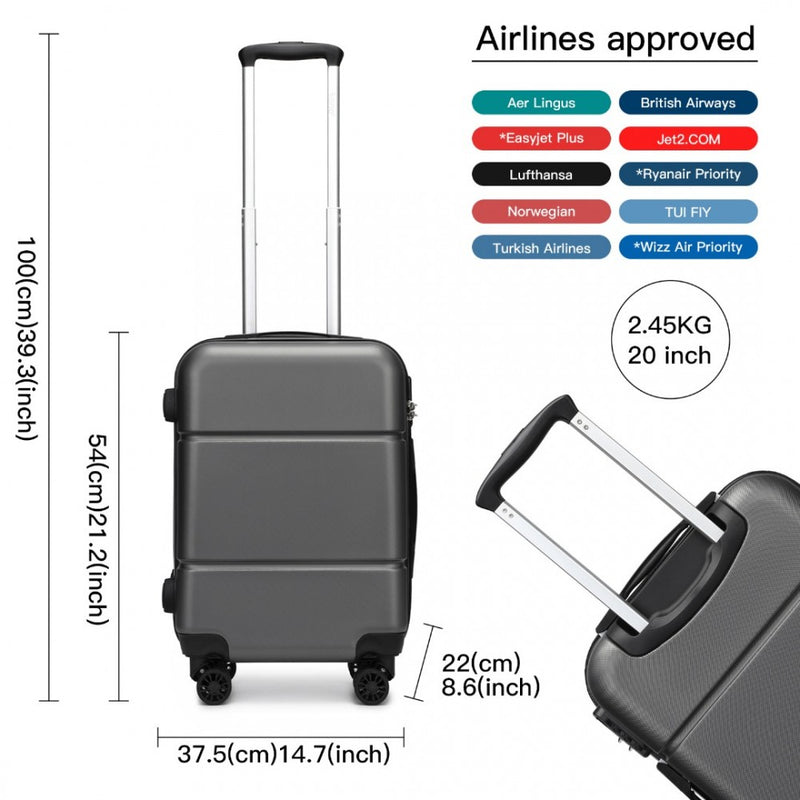 20 Inch Premium ABS Cabin Carry-On Suitcase