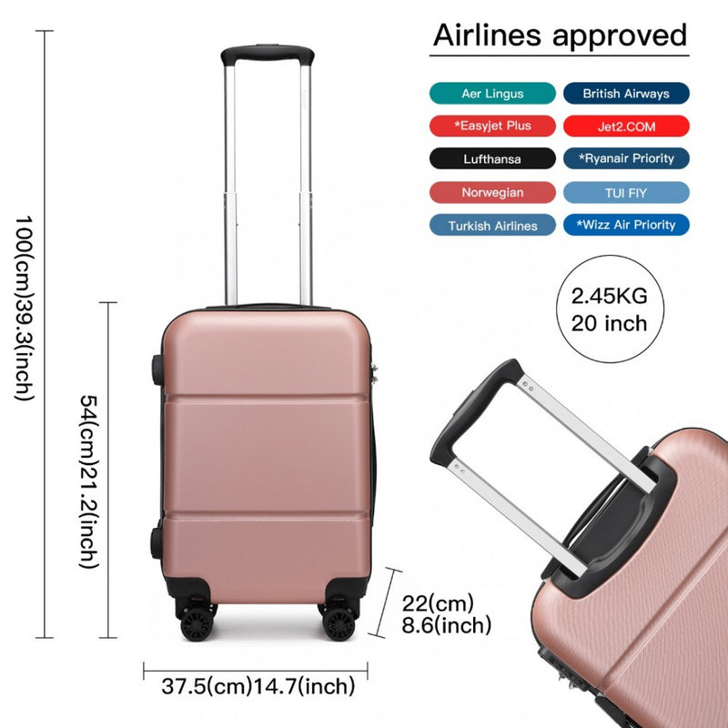 20 Inch Premium ABS Cabin Carry-On Suitcase