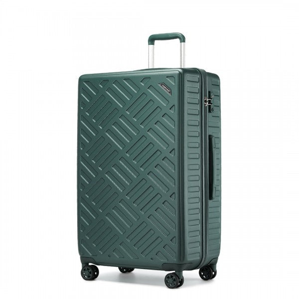 bag  Supercase 28 Inch Sleek Geometric Pattern Hard Shell Moda Bags Moda Bags
