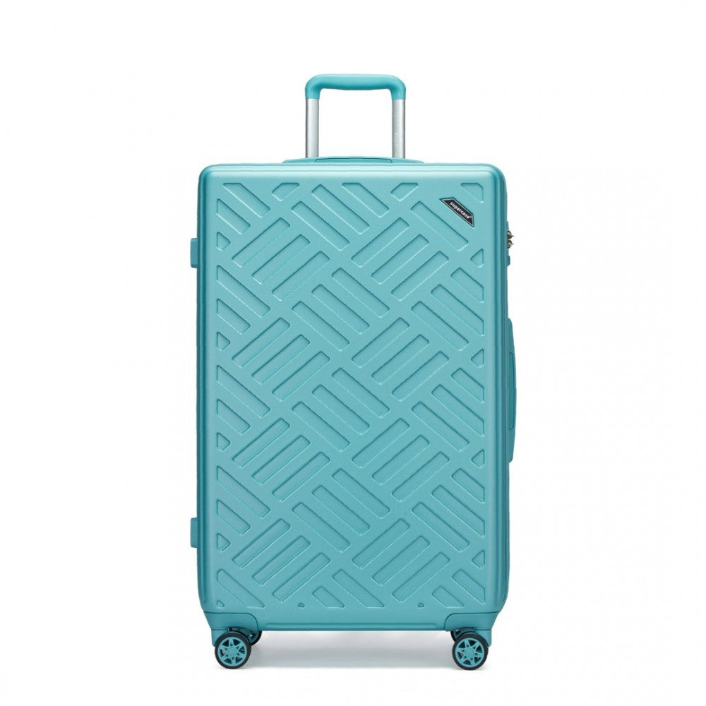 bag  Supercase 28 Inch Sleek Geometric Pattern Hard Shell Moda Bags Moda Bags
