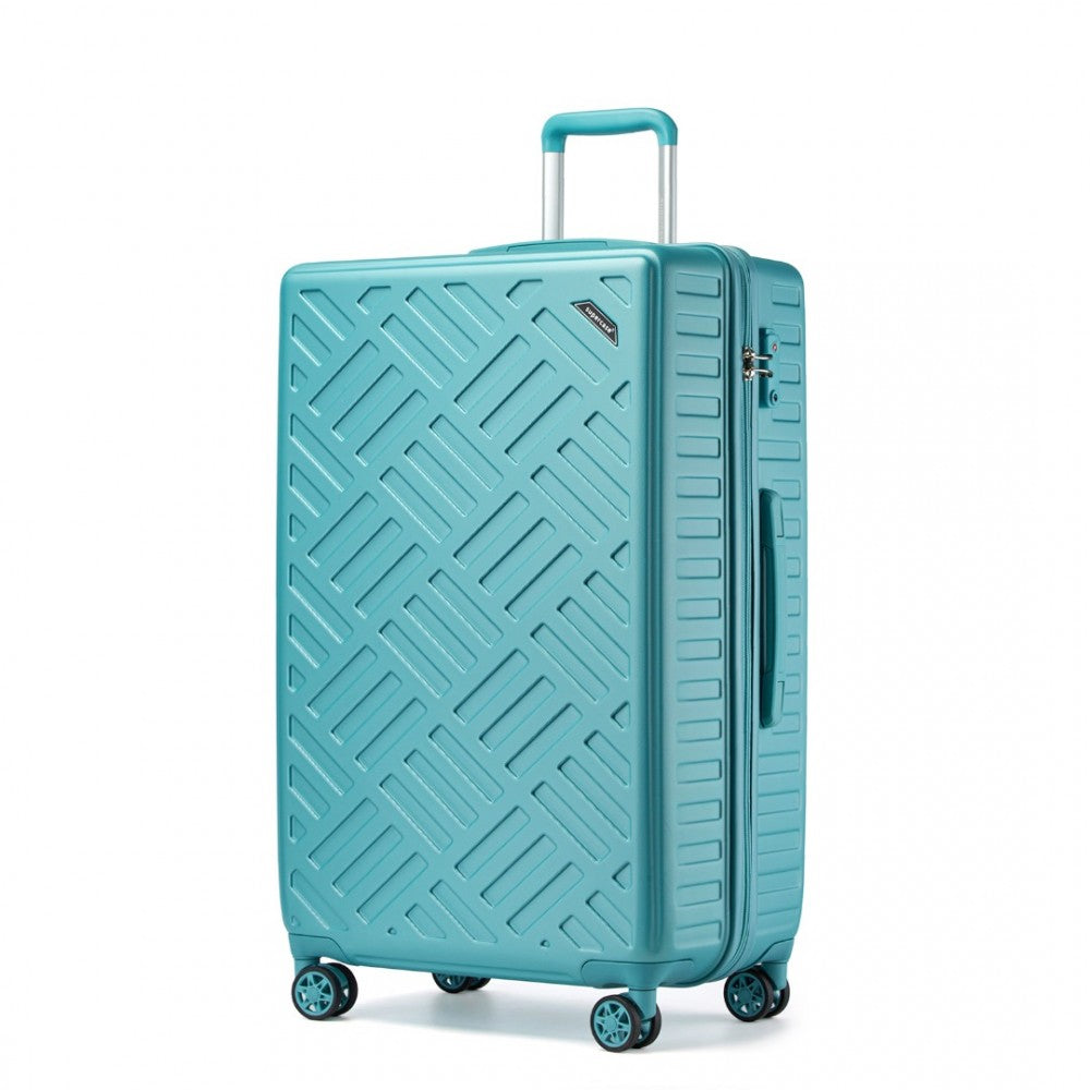 bag  Supercase 28 Inch Sleek Geometric Pattern Hard Shell Moda Bags Moda Bags