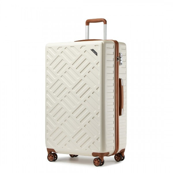 bag  Supercase 28 Inch Sleek Geometric Pattern Hard Shell Moda Bags Moda Bags